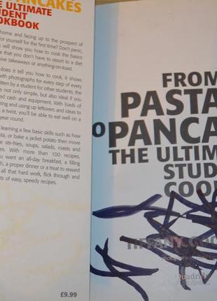 From pasta to pancakes: the ultimate student cookbook. tiffany goodall, книга на английском2 фото