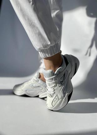 Жіночі кросівки nike m2k tekno essential white black 18 фото