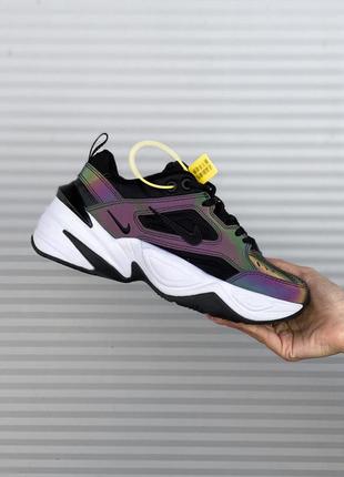 Жіночі кросівки nike m2k tekno black oil spill reflective