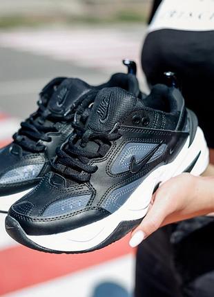 Жіночі кросівки nike m2k tekno essential black blue