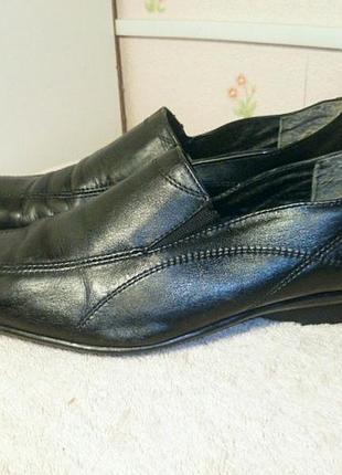 Брендовые осенние туфли лоферы на низком ходу, венгрия, винтаж