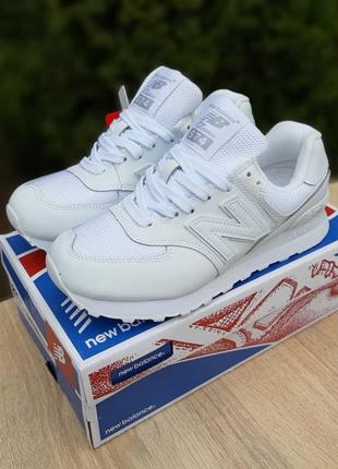 Кросівки new balance 574 white1 фото