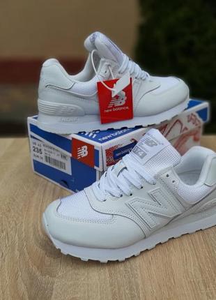 Кросівки new balance 574 white3 фото