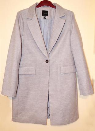 Красивое серое пальто от new look,  14 размер2 фото