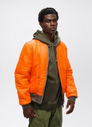 Ma-1 bomber jacket alpha industries куртка осінь бомбер4 фото