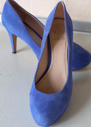 #распродажа #vince camuto#синие замшевые туфли на калуке р.40 #