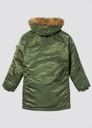 Парка теплая alpha industries youth n-3b куртка зимняя4 фото