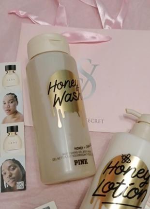 Гель для душу honey wash nourishing body wash gel з чистим медом💕victoria's secret вікторія сікрет вікторія сікрет pink2 фото