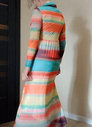 Плаття довге стрейч- сітка8 фото