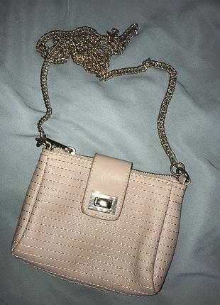 Сумочка клатч бренд рожева