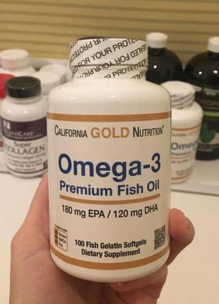 Омега сша каліфорнія голд риб‘ячий жир omega 3