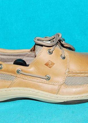 Sperry мокасины топсайдер 47 размер кожа