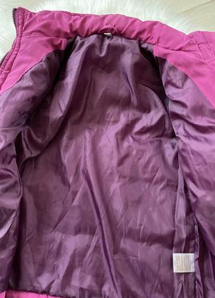 Дитяча бузково-фіолетова куртка4 фото