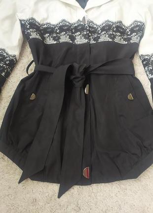 Нарядная куртка ветровка для женщин, размер s6 фото