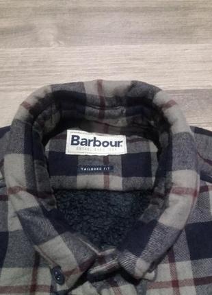 Утеплена сорочка barbour m3 фото