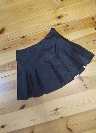 Юбка из искусственной кожи zara