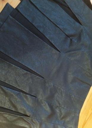 Мини юбка из искусственной кожи zara7 фото