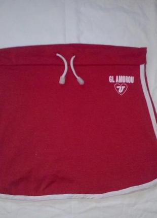 Стортивная червона спідниця glamorou