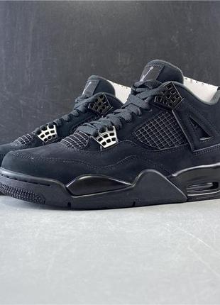 Кроссовки jordan 4 “black cat”1 фото