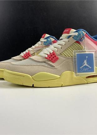 Кроссовки jordan 4 x union