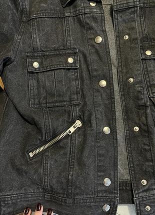 Серая джинсовая куртка marc jacobs3 фото