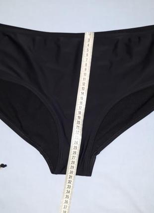 Низ от купальника женские плавки размер 56-58 / 26 черный высокие3 фото
