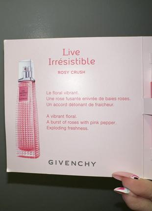 Аромат + помады givenchy. live irresistible. оригинал.10 фото