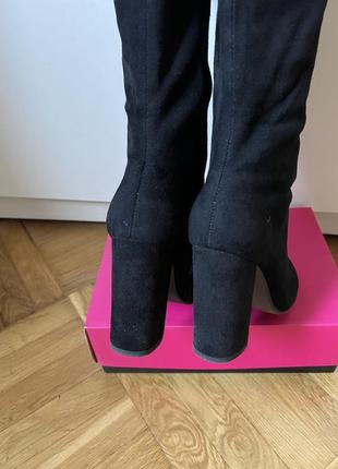 Ботфорты замш