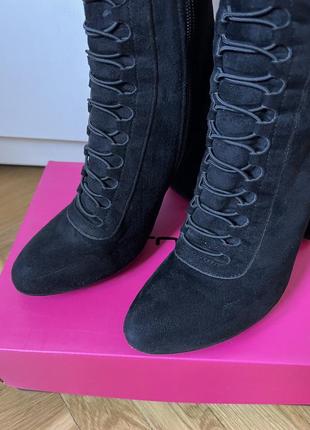 Ботфорты замш
