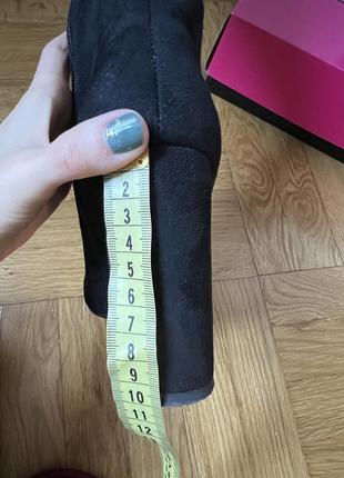 Ботфорты замш