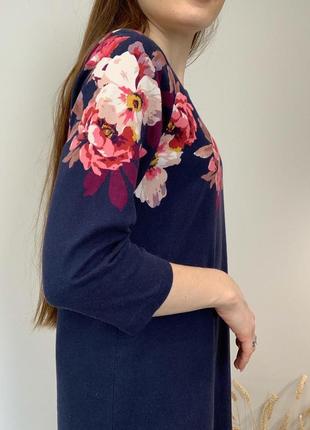 Платье с принтом цветов joules6 фото