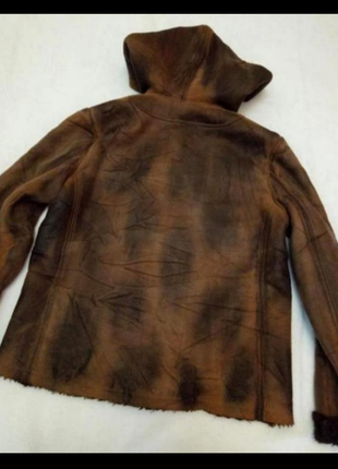 Меховая куртка искусственная дубленка франция6 фото