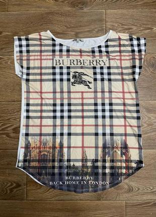 Женская футболка burberry (торг!)
