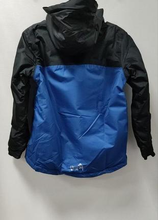 Куртка хлоп'яча, синьо-чорна, лижна, термо, розмір 134/140, crivit, 219353 фото