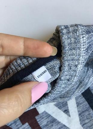 Реглан свитер серый джемпер на подростка - xs3 фото