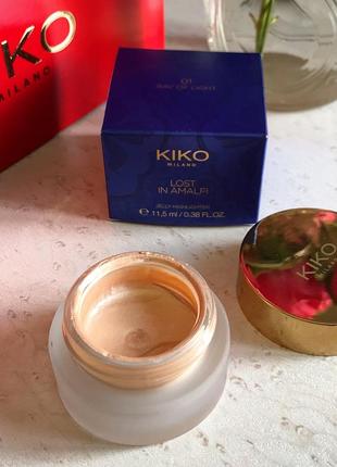 Хайлайтер для обличчя і тіла kiko milano lost in amalfi jelly highlighter1 фото