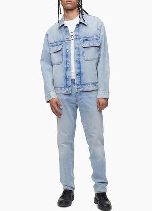 Calvin klein джинсовая куртка ( ck denim jacket oversized ) c америки m,l,xl3 фото