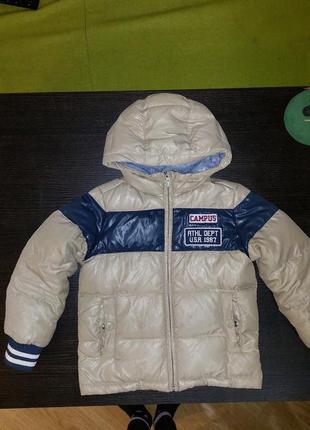 Зимняя куртка на ребенка 4-6 лет benetton1 фото