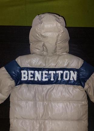 Зимняя куртка на ребенка 4-6 лет benetton2 фото