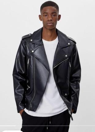 Bershka косуха xs, кожанка, шкіряна куртка бершка хс