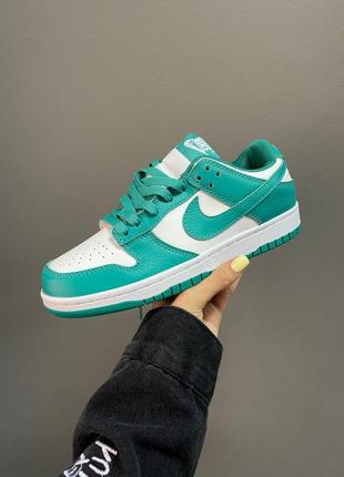 Кросівки nike sb dunk low white mint