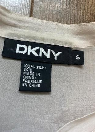 Шовкова блуза dkny, пудрова блуза з зав’язками, ніжно рожева сорочка, мудрования шёлковая блуза с галстуком5 фото