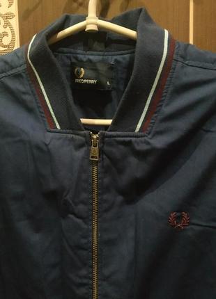 Мужская куртка, ветровка,харик харрінгтон, harrington fred perry2 фото