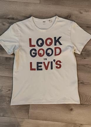 Футболка чоловіча бавовняна levi's, розмір l