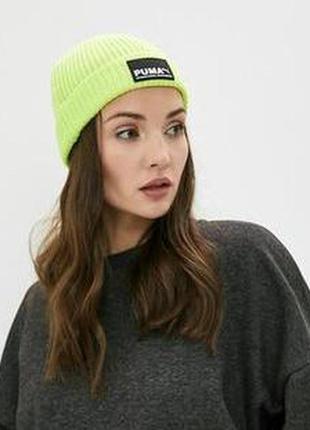 Оригінальна шапка - докер puma progressive street beanie / демі, єврозима