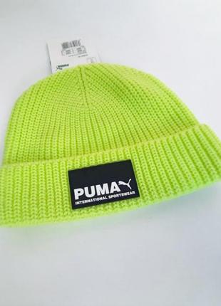 Оригінальна шапка - докер puma progressive street beanie / демі, єврозима2 фото