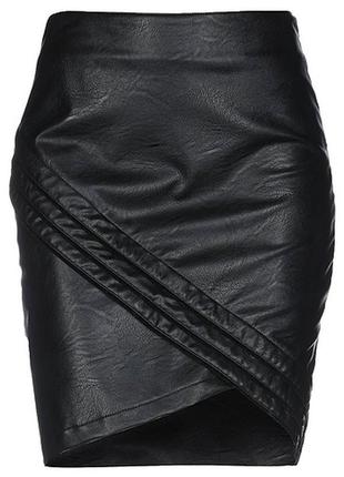 Кожаная юбка от итальянского бренда  anna rita n1 фото
