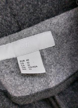 Пальто h&m, вовна, 10, 40 - m-l2 фото