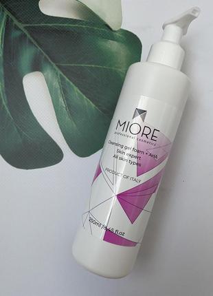 Гель для вмивання з кислотами miore пілінг
