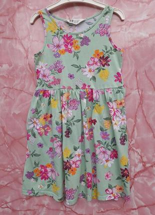 Літнє бавовняне плаття на дівчинку, платтячко котонове, сарафан4 фото
